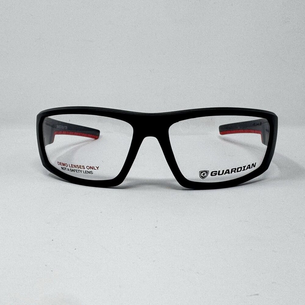 Guardian GRXS33 BLK GDZ87 Black Safety Eyeglass Frames 65-14